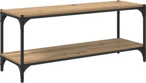 vidaXL Ντουλάπι TV 2 επιπέδων 100x33x41εκ. Artisan Oak