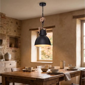 ΦΩΤΙΣΤΙΚΆ ΟΡΟΦΉΣ SILAS BLK MET PDNT LMP D23 182454