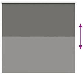 Roller Blind Blackout γκρί 155x130 cm Πλάτος υφάσματος 151,6cm - Γκρι
