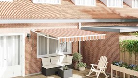 vidaXL Αναδιπλούμενη τέντα Πολύχρωμο 350 x 250 εκ