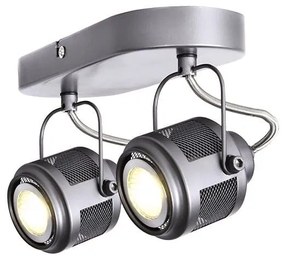 Φωτιστικό Οροφής - Σποτ AR2092W28G 2ΧGU10 28Χ10Χ16 Grey Aca Decor Metal