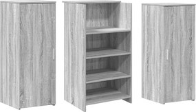 vidaXL Γραφείο υποδοχής 135x50x103,5 εκ. Επεξεργασμένο Ξύλο