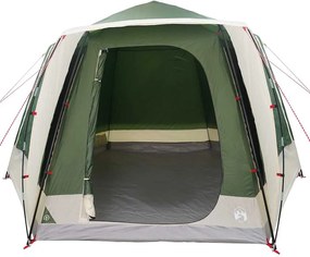 vidaXL Σκηνή Camping Καταφύγιο Πράσινο 420 x 420 x 227 εκ Πολυεστέρας