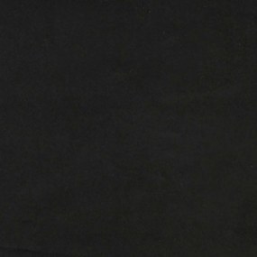 Οθωμανικό κρεβάτι με στρώμα Μαύρο 90x190cm Velvet 3311815