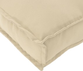 vidaXL Σετ Μαξιλαριών Πάγου 2 pcs Μπεζ Ύφασμα Όξφορντ