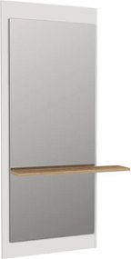 Καθρέπτης τοίχου Piyar Μegapap χρώμα λευκό 60x14,6x150εκ.