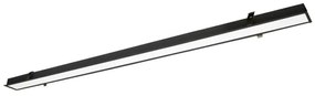 Γραμμικό Φωτιστικό Χωνευτό Viokef Station Ultra 3911-04142-4-B-D3 L1420 4000K Dimmable Μαύρο Ματ