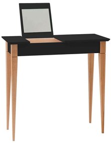 Τουαλέτα Με Καθρέπτη Mimo S MIMOTSBEBLACK 65x35x74cm Black-Beech