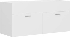 vidaXL Ντουλάπι Νιπτήρα Λευκό 100 x 38,5 x 46 εκ. από Επεξ. Ξύλο