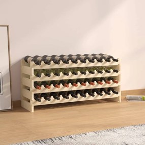 vidaXL Ραφιέρα Κρασιών 101 x 29 x 46 εκ. από Μασίφ Ξύλο Πεύκου