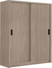 VANITY Ντουλάπα Δίφυλλη - Συρόμενη, Απόχρωση Sonoma Oak   1τμχ