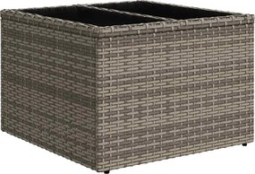 vidaXL Σετ Καναπέ 8 pcs Γκρι συνθετικό ρατάν