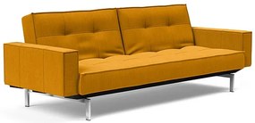 Καναπές Κρεβάτι Splitback Chrome Με Μπράτσα 241*91*80εκ- ( 507)