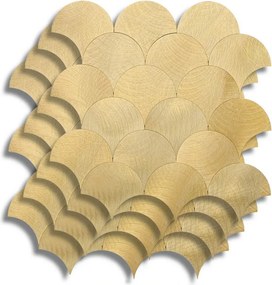 Αυτοκόλλητα πλακάκια Douceur d'intérieur - 25x25cm - 4τμχ - Κίτρινο