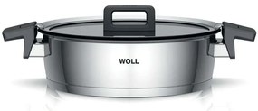 Σωτέζα Αντικολλητική Με Καπάκι Concept 828NC 28cm 4,8lt Inox Woll 28cm Stainless Steel