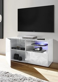 Έπιπλο Τηλεόρασης Λευκή Λάκα 122x57x42