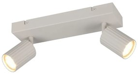 Φωτιστικό Οροφής - Σποτ Soka 867700276 2xGU10 10W 30x12,5x14,5cm Coffee Trio Lighting