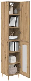 vidaXL Highboard 2 pcs Artisan Oak Επεξεργασμένο ξύλο