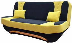 Καναπές - κρεβάτι Eva-Κίτρινο
