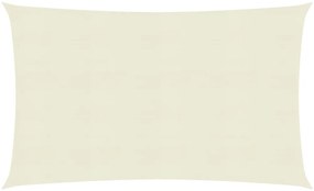 vidaXL Πανί Σκίασης Κρεμ 5 x 8 μ. από HDPE 160 γρ/μ²