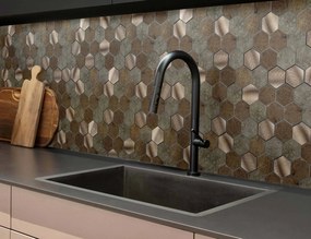 Αυτοκόλλητα πλακάκια Douceur d'intérieur - 25x23.2cm - 4τμχ - Γκρι