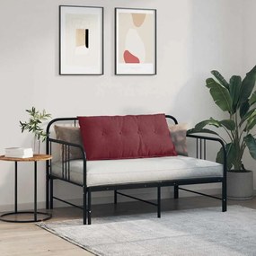 vidaXL Μαξιλάρι Πλάτης Κόκκινο 100 x 19 x 50 εκ ύφασμα