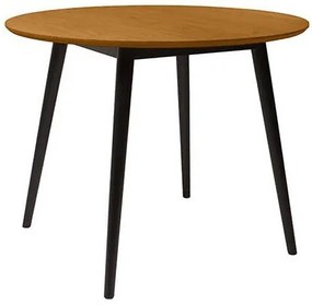 Τραπέζι Boston 315, Sibu χρυσό πεύκο, Μαύρο, 76cm, 19 kg, Φυσικό ξύλο καπλαμά, Ξύλο, Ξύλο: Οξιά | Epipla1.gr
