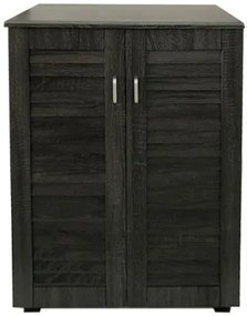 VELCO Pro Systems ΠΑΠΟΥΤΣΟΘΗΚΗ ΜΕ ΔΙΠΛΗ ΠΟΡΤΑ -5 ΡΑΦΙΑ ΑΠΟΘΗΚΕΥΣΕΙΣ- ΑΕΡΙΖΟΜΕΝΗ ΠΛΑΤΗ 68x32x84,5 εκ ΓΚΡΙ ΟΞΙΑ velco-63-35198-30