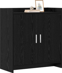 vidaXL Πλαϊνό γραφείο Μαύρη Δρυς 72 x 36 x 80 εκ. Επεξεργασμένο Ξύλο