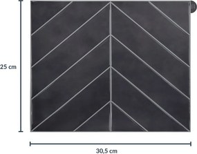 Αυτοκόλλητο Πλακάκι 3D (30.5x25) L-C Parma Coal 1770157