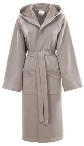 Μπουρνούζι Jersey Με Κουκούλα Grey Bassetti