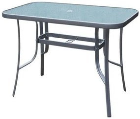 Τραπέζι Μεταλλικό ArteLibre SUN Γκρι 150x90x70cm-14450033