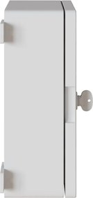 vidaXL Ντουλάπι Ελέγχου Γκρι 32 x 13 x 33 εκ ΑΒΣ Πλαστικό