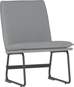 vidaXL Πολυθρόνα Ανοιχτό Γκρι 52 x 75 x 76 εκ. Υφασμάτινη