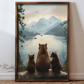 Κάδρο 856EVL2369 35x3,5x47cm Multi Wallity Κάθετοι Mdf, Wood
