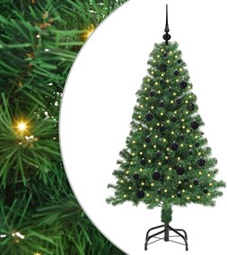 vidaXL Τεχνητό Χριστουγεννιάτικο Δέντρο με 150 LED Πράσινο 150 cm