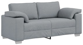vidaXL Καναπές με μαξιλάρι Ανοιχτό γκρι 180 x 77 x 82 εκ ύφασμα