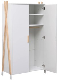 ΝΤΟΥΛΑΠΑ ΠΑΙΔΙΚH PASCHAL HM2494.03 ΛΕΥΚΗ ΜΕΛΑΜΙΝΗ-ΠΟΔΙΑ ΞΥΛΟ ΠΕΥΚΟΥ 96x44x170Υεκ. (1 Τεμμάχια)