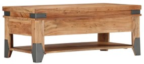 vidaXL Τραπεζάκι Σαλονιού 110 x 52 x 45 εκ. από Μασίφ Ξύλο Ακακίας
