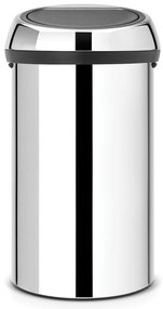 Brabantia 647254 Κάδος Απορριμμάτων Touch Bin 60L, Brilliant Steel