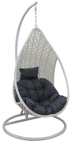 ZITA PLUS NEST18 ΛΕΥΚΗ/ΚΡΕΜ 65Χ82/Φ102Χ200εκ. ΜΕΤΑΛΛΙΚΗ 07.0018