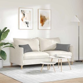 vidaXL Μαξιλάρι Καναπέ 2 pcs Σκούρο Γκρι 50 x 30 cm ύφασμα