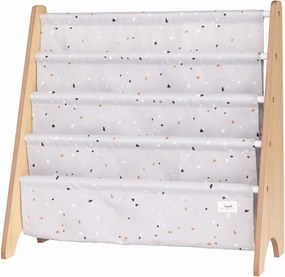 Βιβλιοθήκη 3SPROUTS από ανακυκλωμένο ύφασμα terrazzo grey