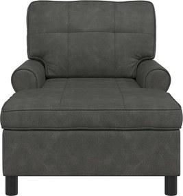 vidaXL Χαλάρωση με μαξιλάρι Μαύρο 91 x 157 x 91 εκ. Τεχνητό Δέρμα