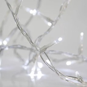 Eurolamp Κουρτίνα 480 LED 3mm Ψυχρό Λευκό 300x300cm IP44 Διαφανές Καλώδιο 600-11379