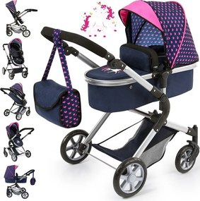 Καλάθι για Κούκλες Reig Combi Neo Pro Ναυτικό Μπλε 63 cm