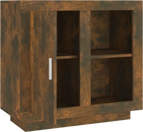 vidaXL Μπουφές Καπνιστή Δρυς 80 x 40 x 75 εκ.