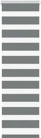 vidaXL Zebra Blind Σκούρο γκρι 40x100 cm Πλάτος υφάσματος 35,9 cm