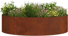 vidaXL Δακτύλιος γλάστρας 5 τμχ. Σκ rusty 80 x 80 x 20 cm