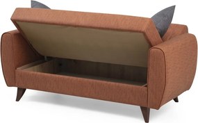 2-Seat Sofa-Bed Alkon - Tile Red Tile Red